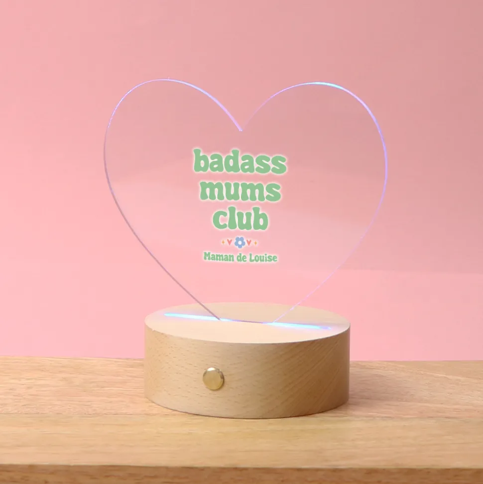 Lampe 3D personnalisée - Cool Mums Club