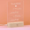 Lampe 3D personnalisée - Ligne de Vie