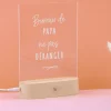 Lampe 3D personnalisée - Message