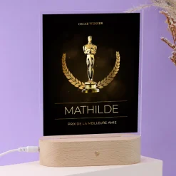 Lampe 3D personnalisée - Oscars