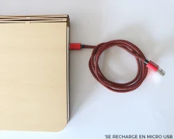 Lampe livre lumineux personnalisé - Message