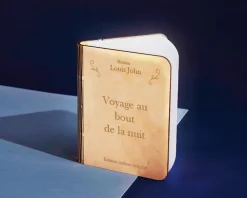 Lampe livre lumineux personnalisé - Première de couverture