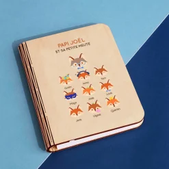 Lampe livre lumineux personnalisable - Papi Renard
