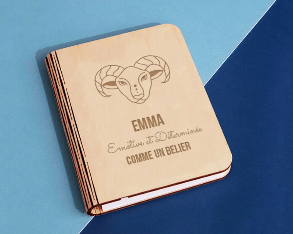 Lampe livre lumineux personnalisé - Signe Astrologique