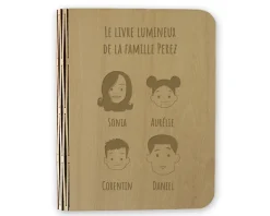 Lampe livre lumineux personnalisé - Family Circus
