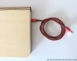 Lampe livre lumineux personnalisé photo - Couverture de livre