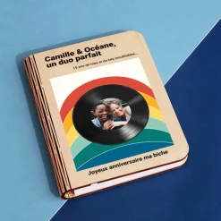 Lampe livre lumineux personnalisé - Retro Vibes