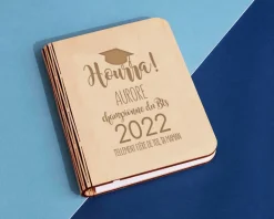 Lampe livre lumineux personnalisé - Diplômé(e)