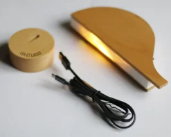Lampe pliante forme ballon - Message