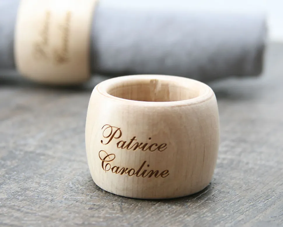 Le Rond de Serviette Gravé