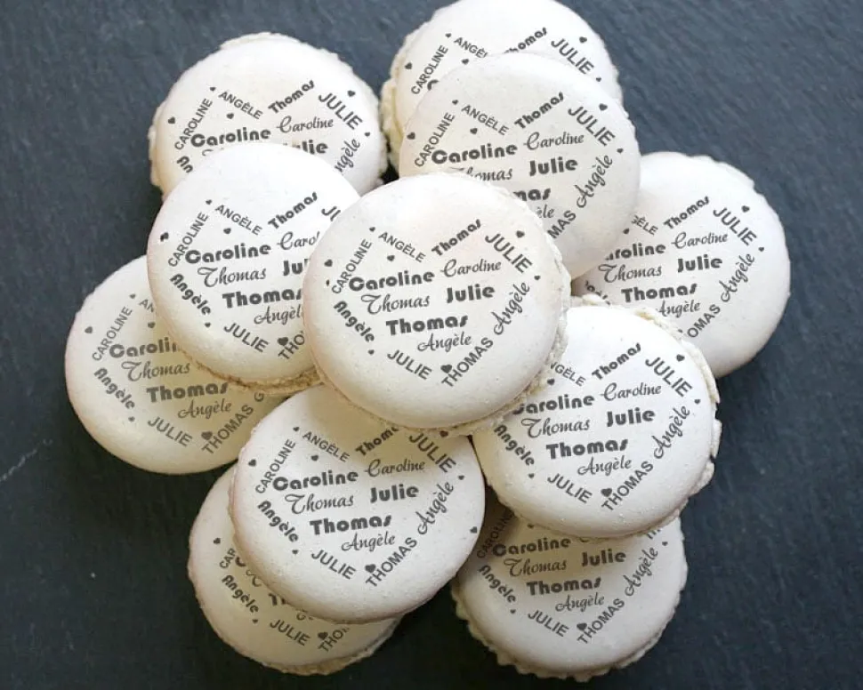 Macarons Coeur Famille