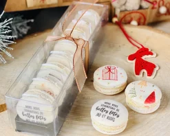 Macarons de Noël Personnalisables