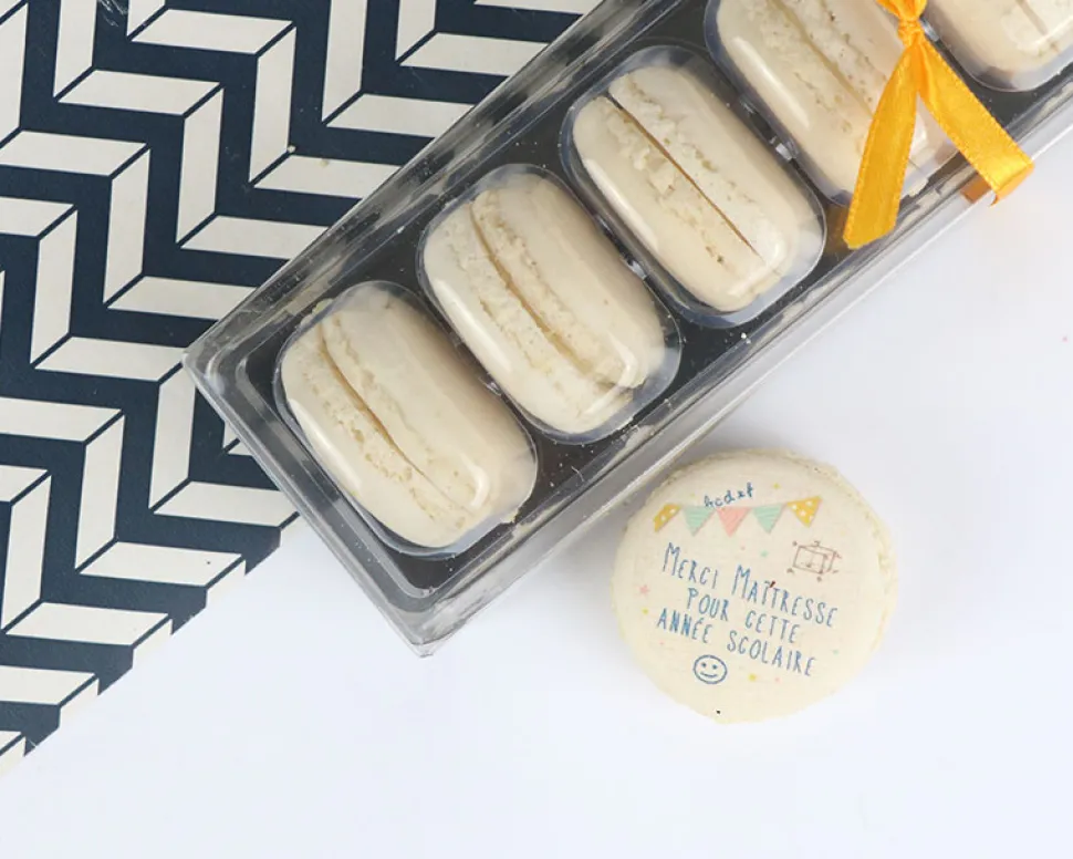 Macarons Personnalisables - Merci Maîtresse, Maître et ATSEM