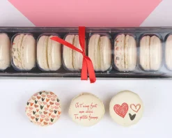 Macarons Personnalisables - Amour