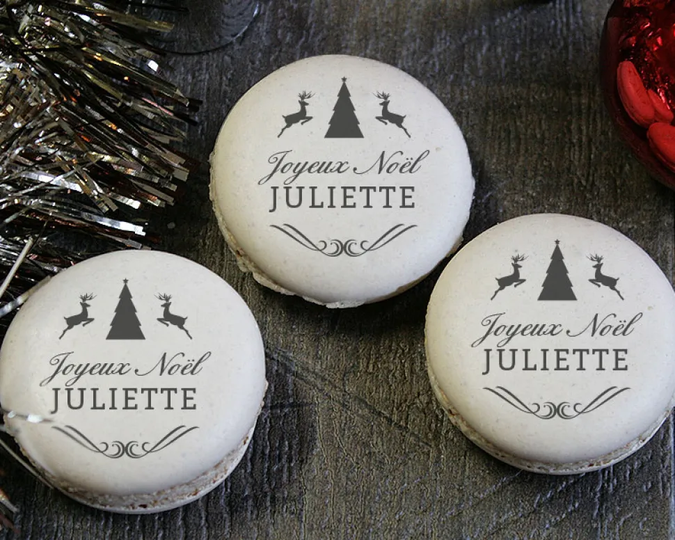 Macarons Table de Noël