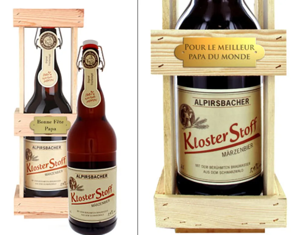 Magnum de bière personnalisé - Message