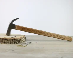 Marteau gravé personnalisé - Message