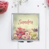 Miroir de sac Fleurs