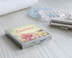 Miroir de sac Fleurs
