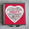 Miroir de sac Mots d'amour