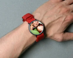 Montre bleu blanc rouge Photo
