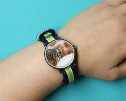 Montre bleu vert Photo