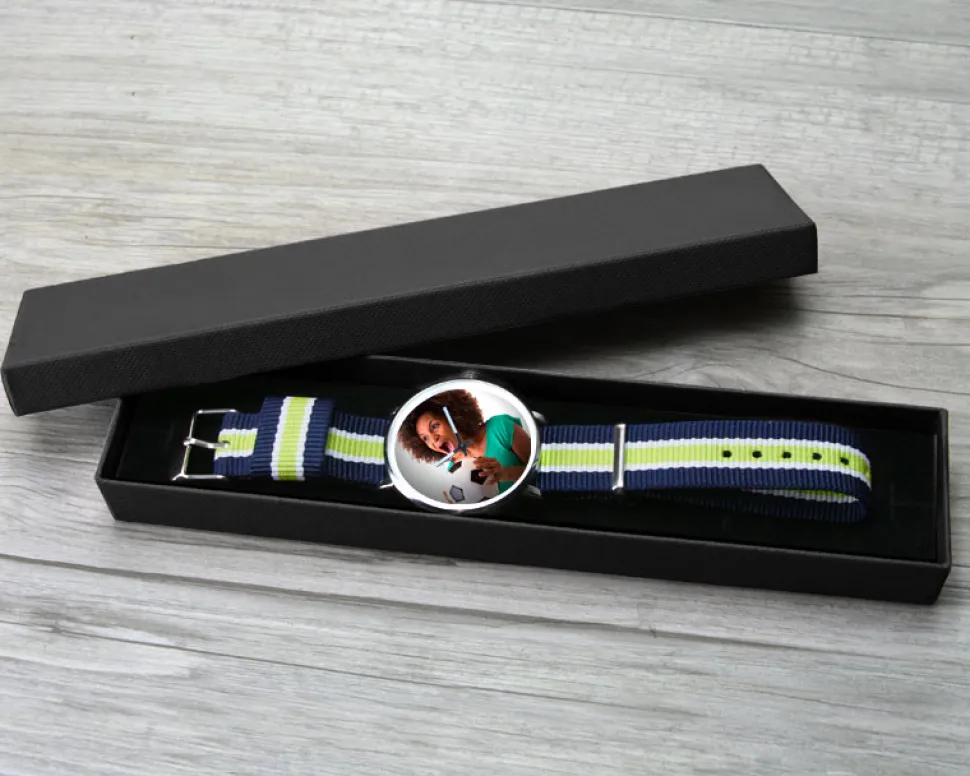 Montre bleu vert Photo