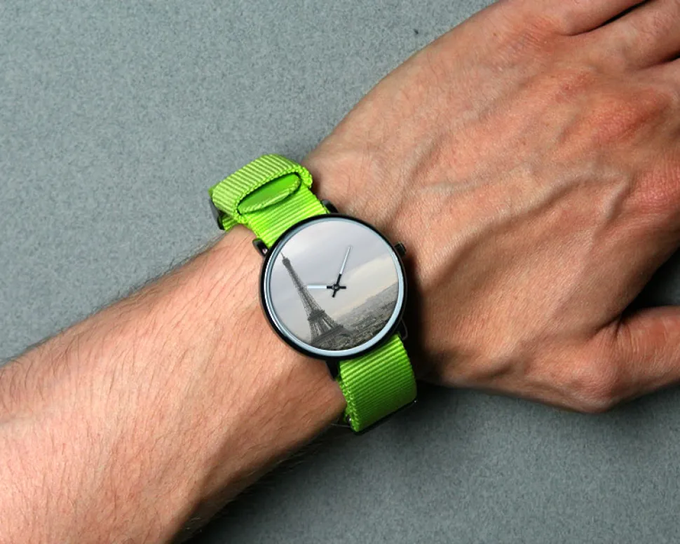 Montre bleu vert Photo