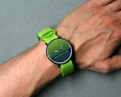 Montre duo Bleu vert Message