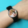 Montre noire Personnalisable - Cadran Photo