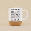 Mug en liège personnalisé - Composition d'une jeune maman
