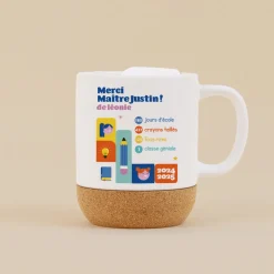 Mug en liège personnalisé - Bilan de l'année