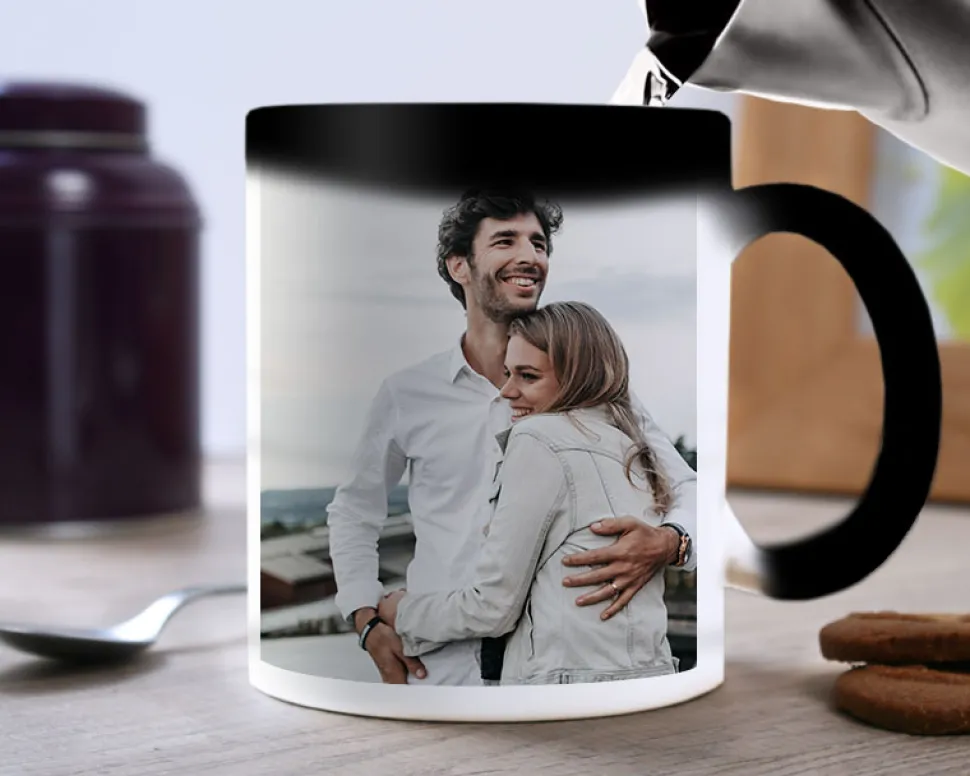 Mug magique personnalisé photo