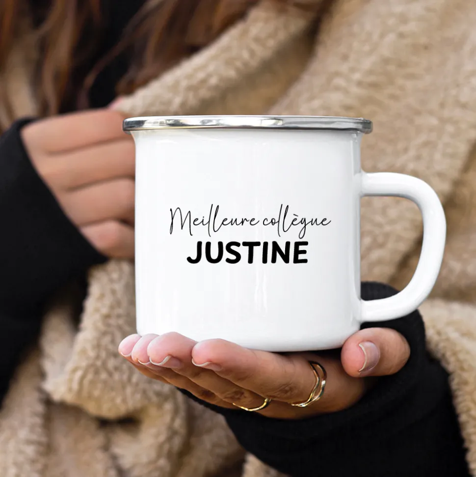 Mug émaillé personnalisé - 100% unique