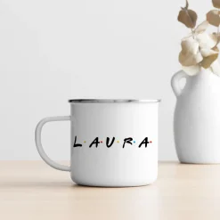 Mug émaillé personnalisé - Bande de potes