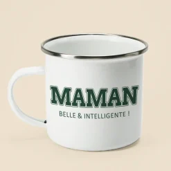Mug émaillé personnalisé - College Style