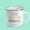 Mug émaillé personnalisé - Diplômé(e)