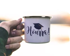 Mug émaillé personnalisé - Diplômé(e)