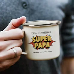 Mug émaillé personnalisé - Héros de BD