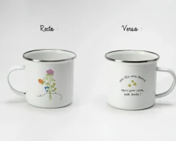 Mug émaillé personnalisé - Remerciements