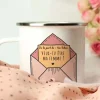 Mug émaillé personnalisé - Veux-tu être ... ?