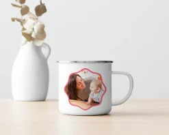 Mug émaillé personnalisé photo - Nounou