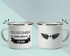 Mug émaillé personnalisé prénom - Légendes