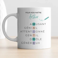 Mug personnalisé - Acrostiche Maitre