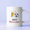 Mug personnalisé - Apéro Foot
