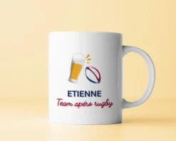 Mug personnalisé - Apéro rugby