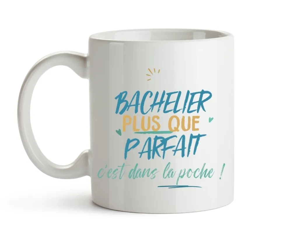 Mug personnalisé : Bachelier le plus...