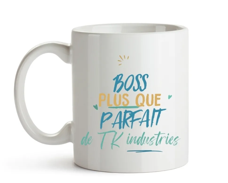 Mug personnalisé : Boss le plus...