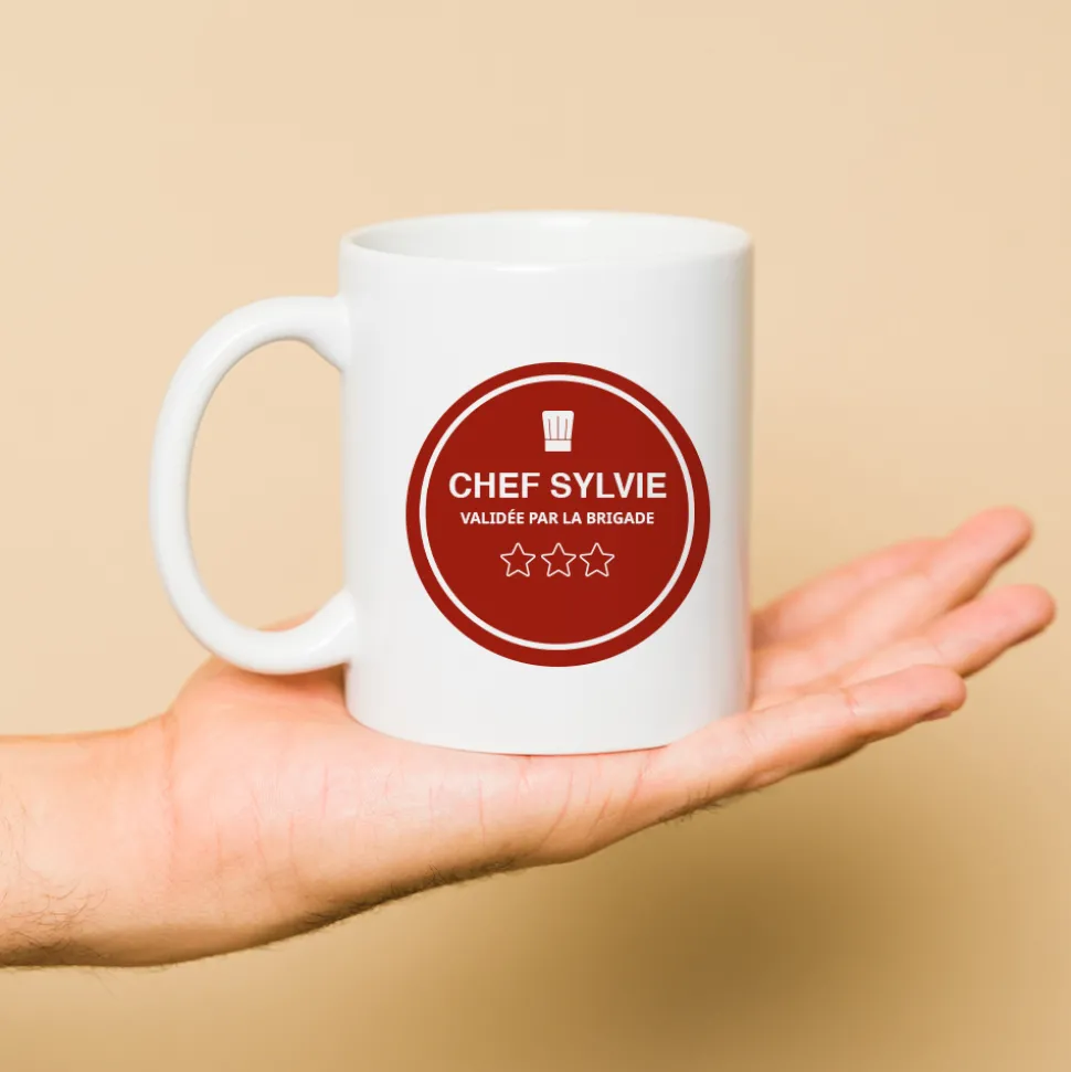 Mug personnalisé - Chef étoilé