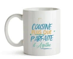 Mug personnalisé : Cousine la plus...